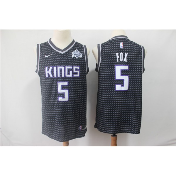 De'Aaron Fox #5 Sacramento Kings Jersey