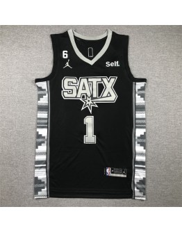 Victor Wembanyama #1  San Antonio Spurs Jersey