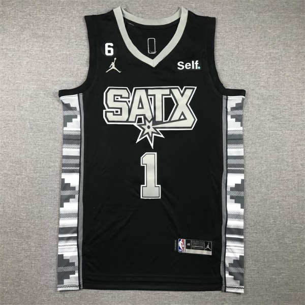 Victor Wembanyama #1  San Antonio Spurs Jersey