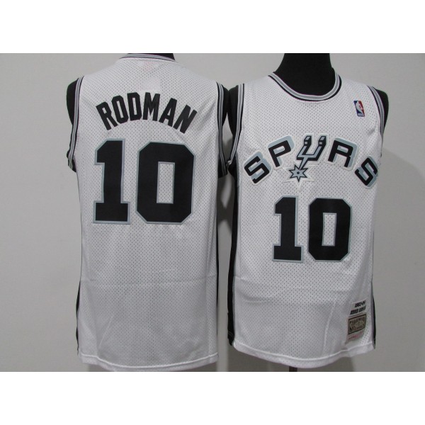 Dennis Rodman #10 San Antonio Spurs Jersey