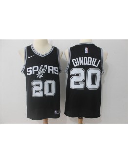 Manu Ginobili #20 San Antonio Spurs Jersey