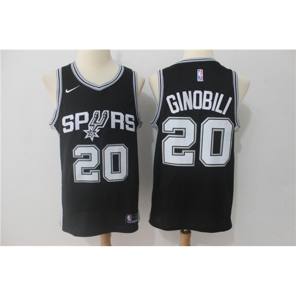 Manu Ginobili #20 San Antonio Spurs Jersey