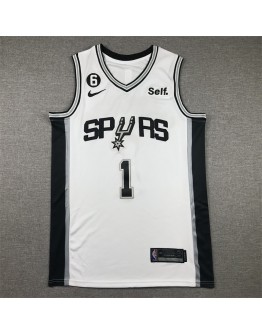 Victor Wembanyama #1  San Antonio Spurs Jersey