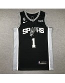 Victor Wembanyama #1  San Antonio Spurs Jersey