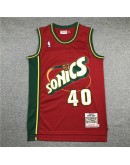 Shawn Kemp #40  Seattle SuperSonics Jersey