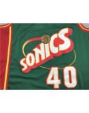 Shawn Kemp #40  Seattle SuperSonics Jersey