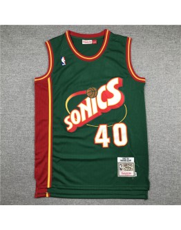 Shawn Kemp #40  Seattle SuperSonics Jersey