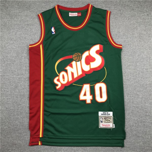 Shawn Kemp #40  Seattle SuperSonics Jersey