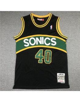 Shawn Kemp #40  Seattle SuperSonics Jersey