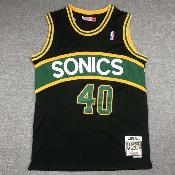 Shawn Kemp #40  Seattle SuperSonics Jersey