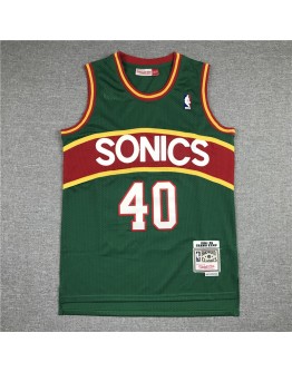 Shawn Kemp #40  Seattle SuperSonics Jersey