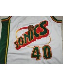 Shawn Kemp #40  Seattle SuperSonics Jersey