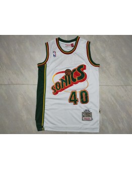 Shawn Kemp #40  Seattle SuperSonics Jersey