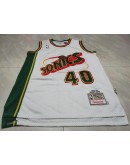 Shawn Kemp #40  Seattle SuperSonics Jersey