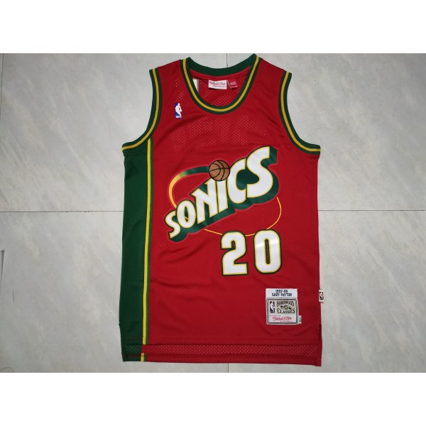 Gary Payton #20 Seattle SuperSonics Jersey