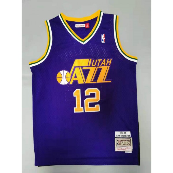 John Stockton #12 Utah Jazz Jersey