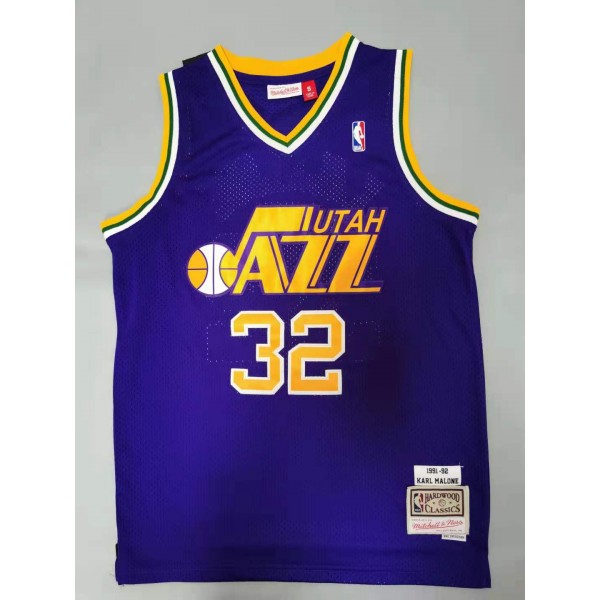 Karl Malone #32  Utah Jazz Jersey